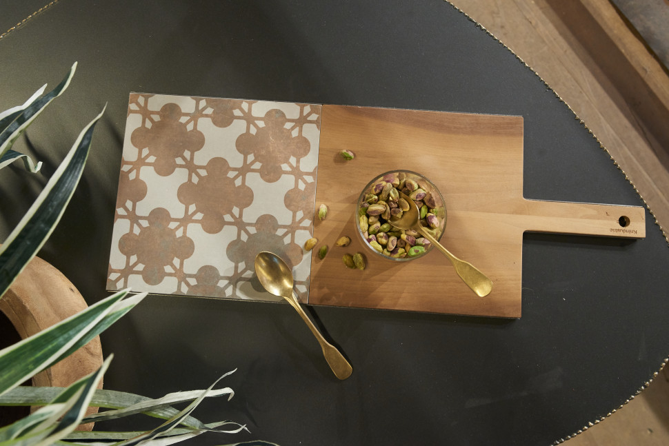 Доска сервировочная KNIndustrie IN/TAGLIO, 50х20 см, коричневая, керамика