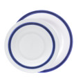 Комплект тарелок на 1 персону SchonhuberFranchi Shabbychic, 2 предмета, белый, синий, фарфор