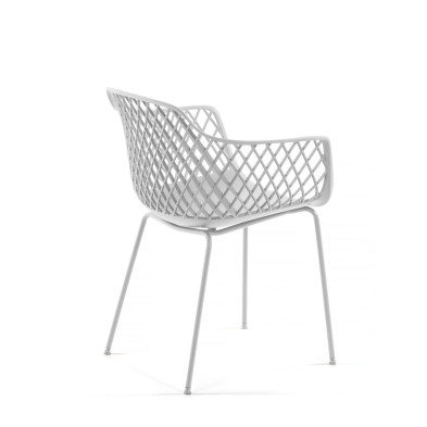 Стул-кресло La Forma Quinn 60 x 55 x h80 см, белый