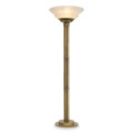 Торшер Eichholtz Figaro 40 x 60 x h195 см, античная латунь и белое стекло