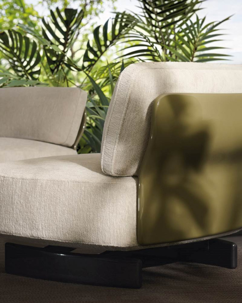 Кресло Minotti Saki Outdoor - материал