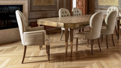 Стул Angelo Cappellini Capitonne upholstered 34097