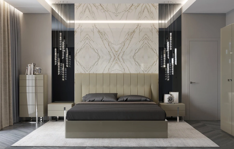 Прикроватная тумбочка Mod Interiors Vigo 59,5 x 41,6 x 45h nc67308 - стиль