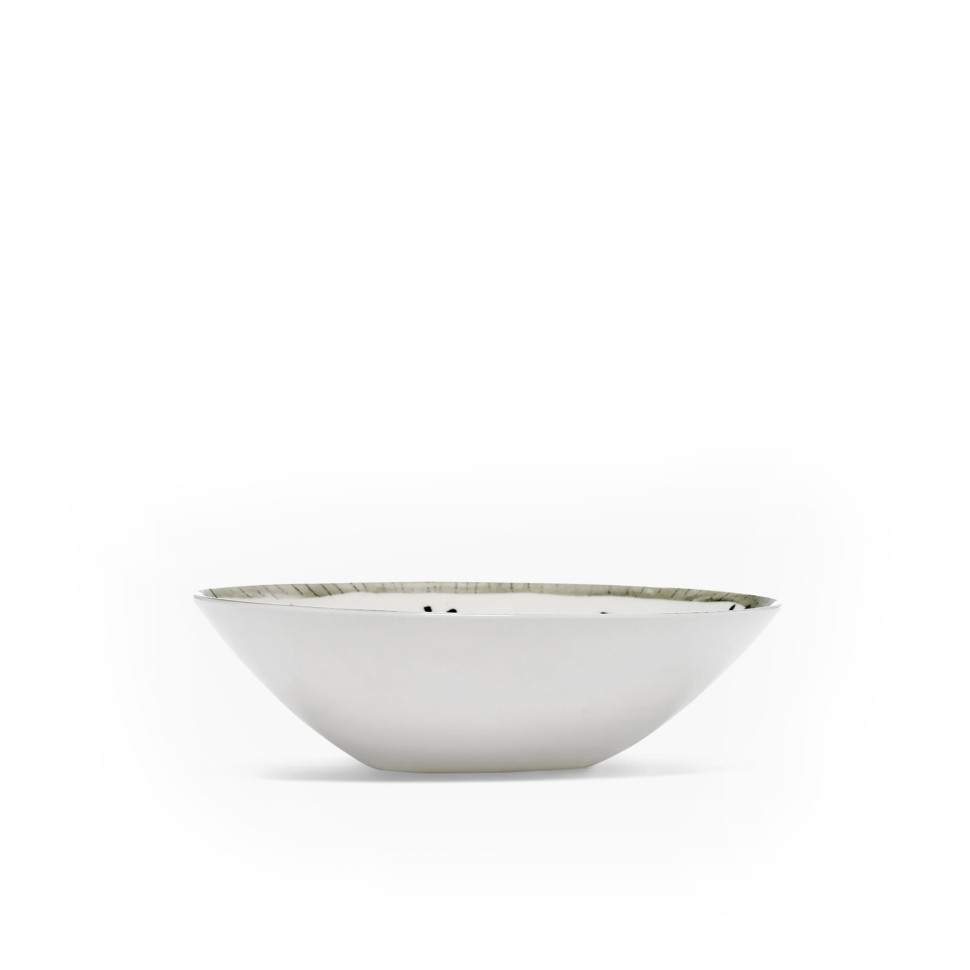 Комплект из 2-х салатников (средние) Serax Midnight Flowers, диаметр 18 см, розовый, фарфор