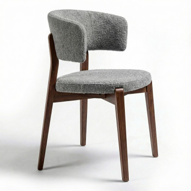 Стул Mod Interiors Оделис 53 x 52 x h80 см, обивка Belen 05, итальянский орех