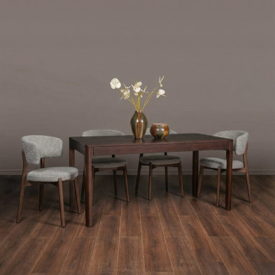 Стул Mod Interiors Оделис 53 x 52 x h80 см, обивка Belen 05, итальянский орех