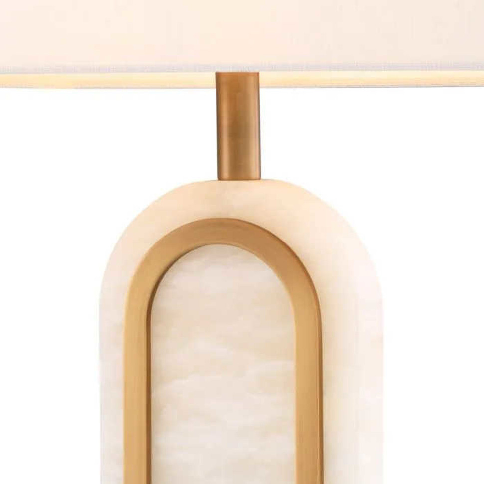 Настольная лампа Eichholtz Palladio 46 x h67 см, латунь и алебастр - фото товара