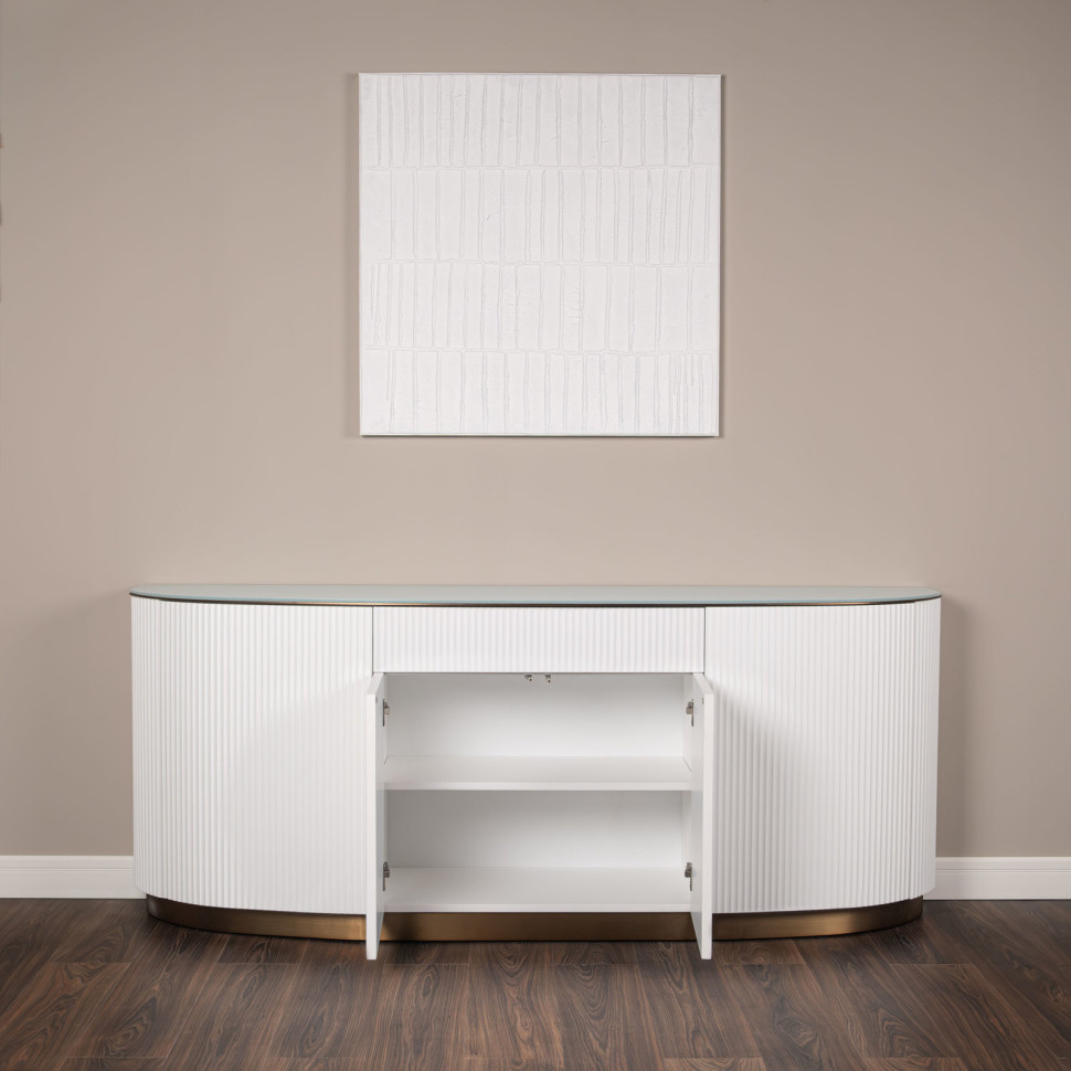 Буфет Fratelli Barri Loreto 200 x 41 x h80 см, белый матовый лак - стиль