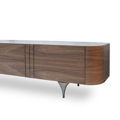 Тумба под ТВ Hurtado Legacy 260 x 50 x h56 см, с керамогранитной столешницей
