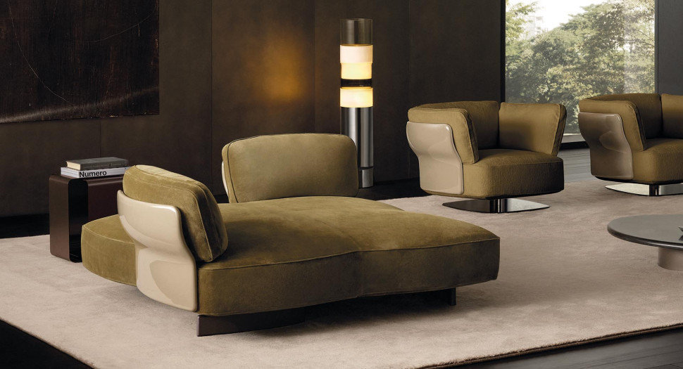 Кушетка Minotti Saki - стиль
