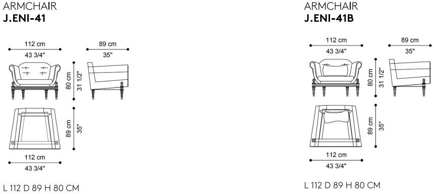 Размеры Кресло Jumbo Collection Enigma