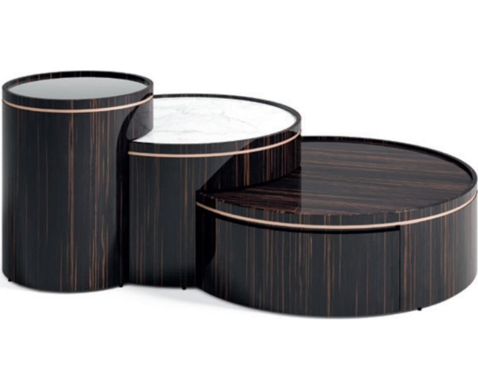 Журнальные столы Antonelli Atelier Calvin, Carl, Clay