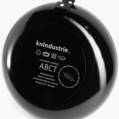 Сковорода KNIndustrie Black, диаметр 28 см, алюминий с антипригарным покрытием