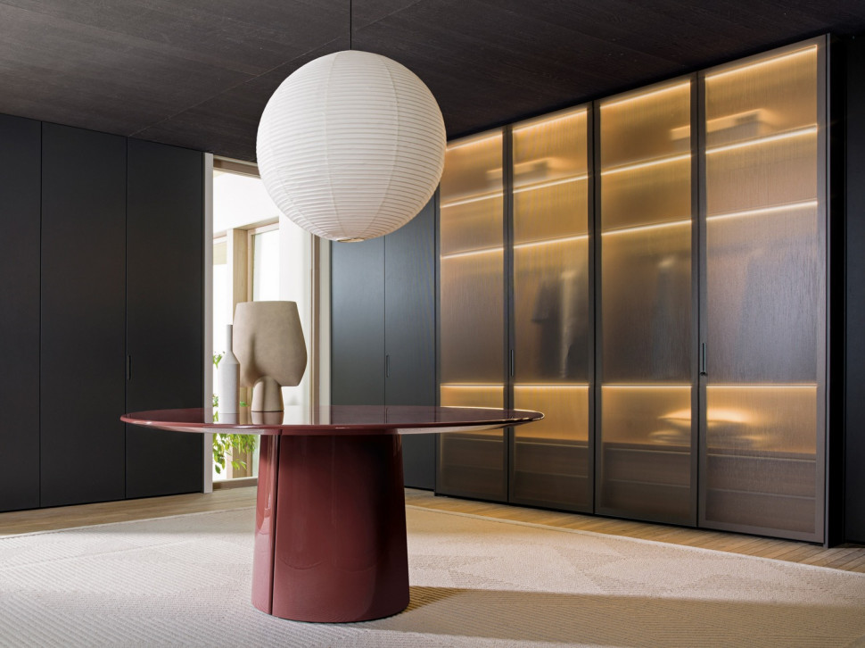 Гардеробная Molteni Gliss Master Linear - материал
