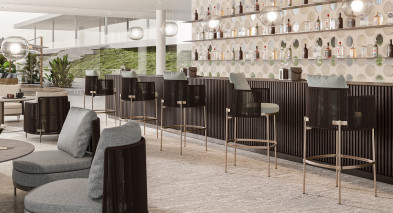 Барный стул Minotti Tape Cord Outdoor