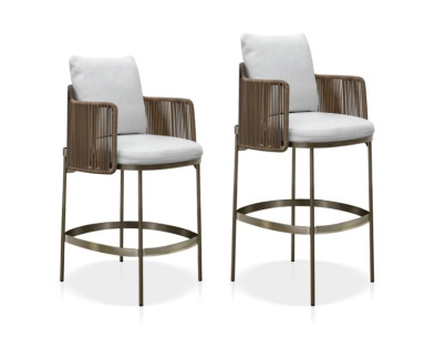 Барный стул Minotti Tape Cord Outdoor