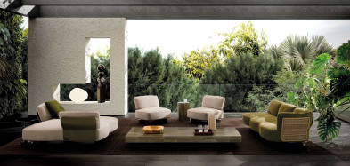 Кушетка Minotti Saki Outdoor