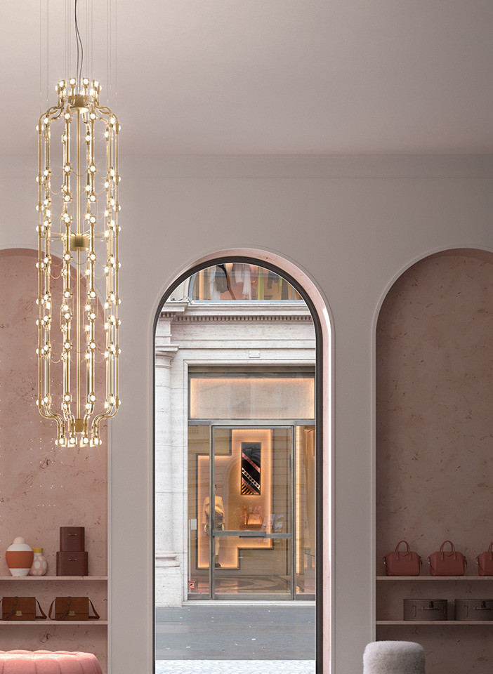 Светильник люстра Masiero Raqam M6 Basic Batch A Modulo 6x20