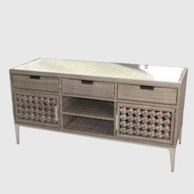Буфет Skyline Design Heart 163 x 60 x h66 см, из искусственного ротанга