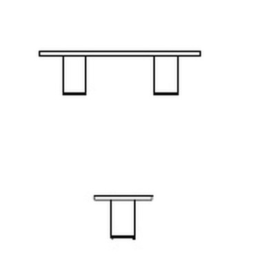 Обеденный стол Pacific Skyline Design Cuatro-Pacific 300 x 100 x 74h nc40637