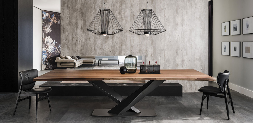 Стол в столовую Cattelan italia Stratos Wood