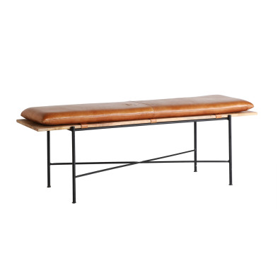 Банкетка Vical Dexter 132 x 44 x h48 см, коричневая
