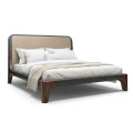 Кровать Mod Interiors Tishina by Сергей Трегубов, шпон ореха, 200,2 x 226,3 x h126,8 см
