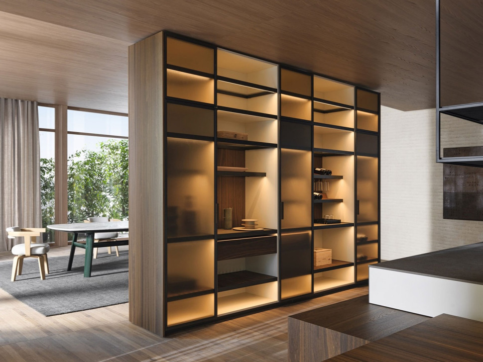 Стенка в кухню Molteni Atelier Column - стиль
