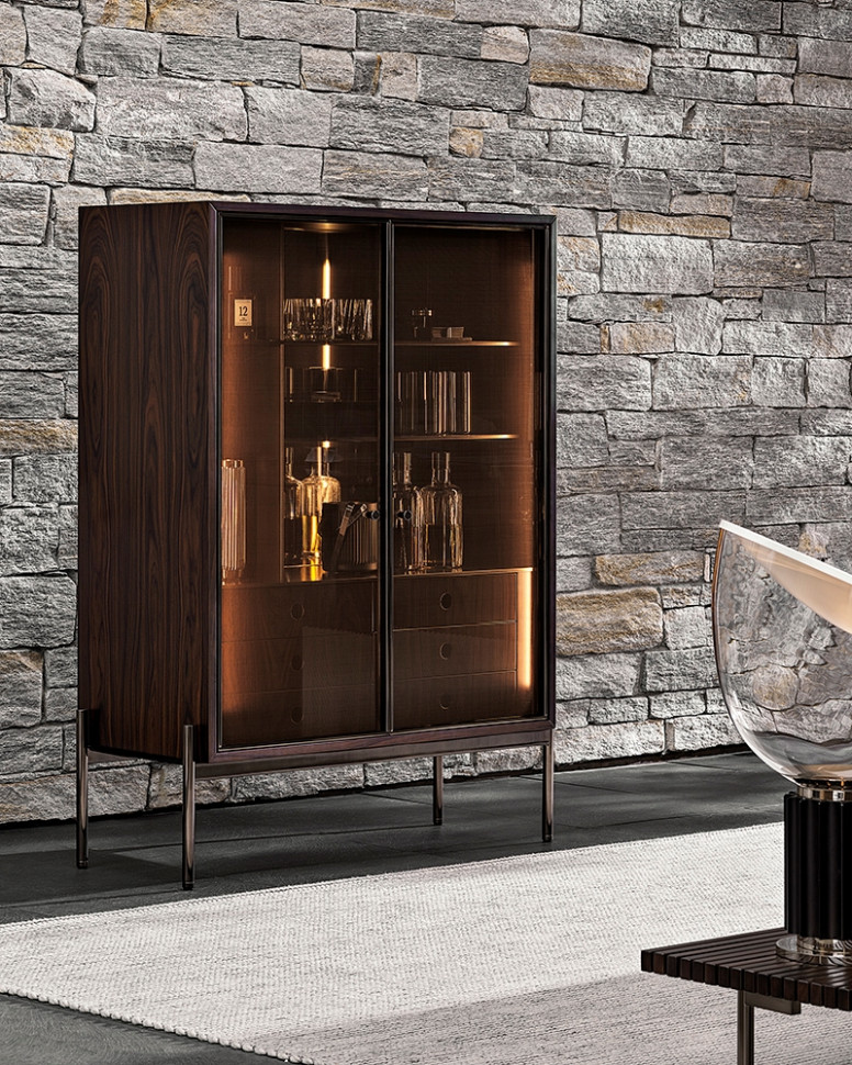 Витрина Minotti Superquadra - материал