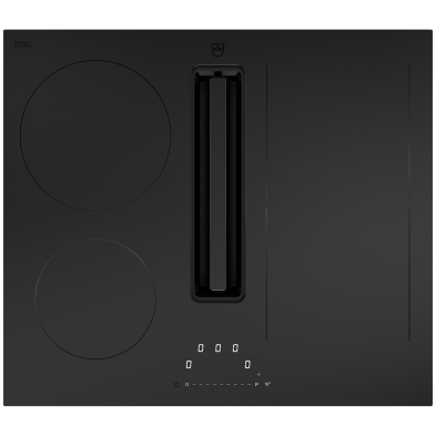 Индукционная варочная панель с вытяжкой V-ZUG CombiCookTop V2000 I604 MaxiFlex CCT2T-31175 черный матовый