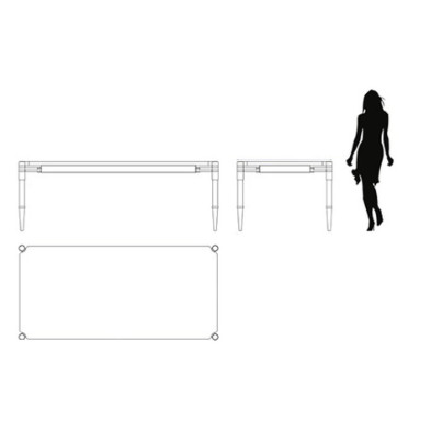 Обеденный стол Claire Fratelli Barri Claire 220 x 106 x 77,1h nc89744