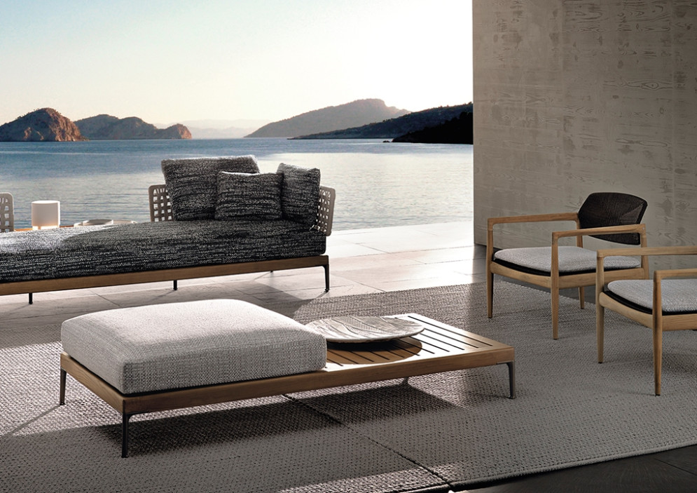Диван Minotti Patio Teak