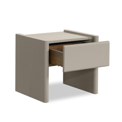 Прикроватная тумбочка Mod Interiors Petra 48 x 42 x h43 см, в светло-бежевом глянцевом лаке