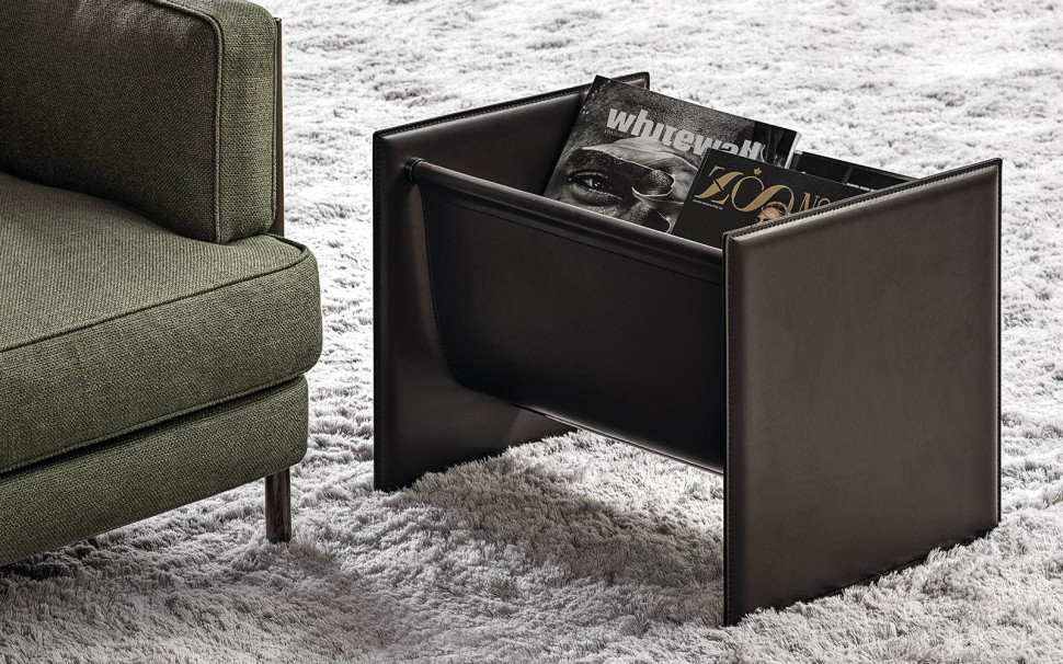 Газетница Minotti Side - материал