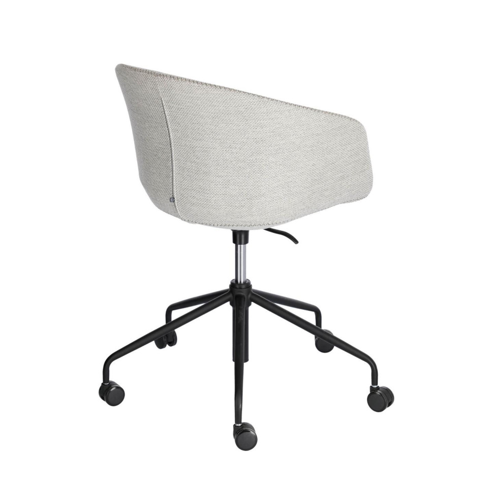 Офисный поворотный стул La Forma Yvette 66 x 72 x h76 см, светло-серый