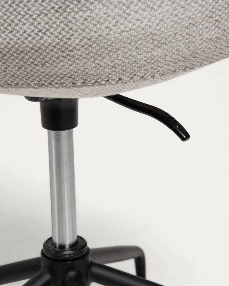 Офисный поворотный стул La Forma Yvette 66 x 72 x h76 см, светло-серый