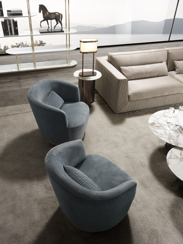 Кресло Dv home collection Coco Large Swivel - стиль