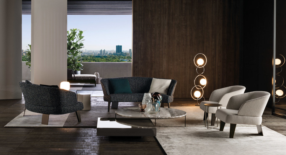 Диван Minotti Reeves Semi-round