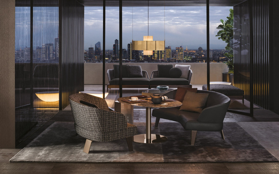 Диван Minotti Reeves Semi-round