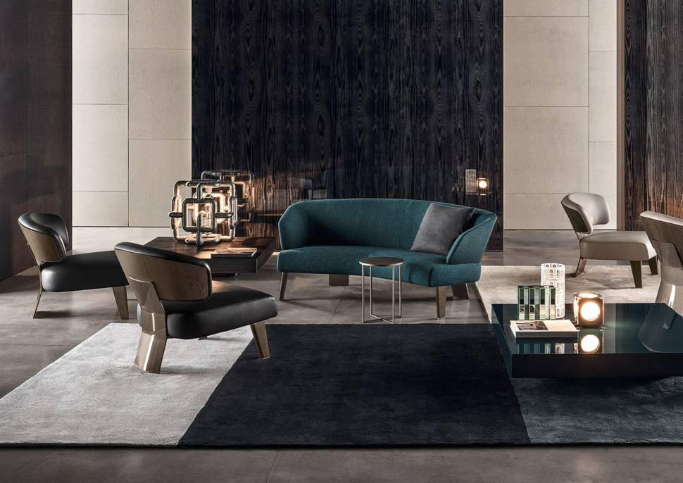 Диван Minotti Reeves Semi-round - стиль