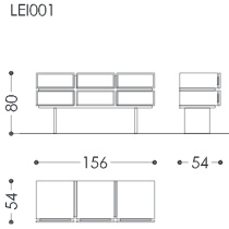 Размеры Комод Asnaghi Leimert