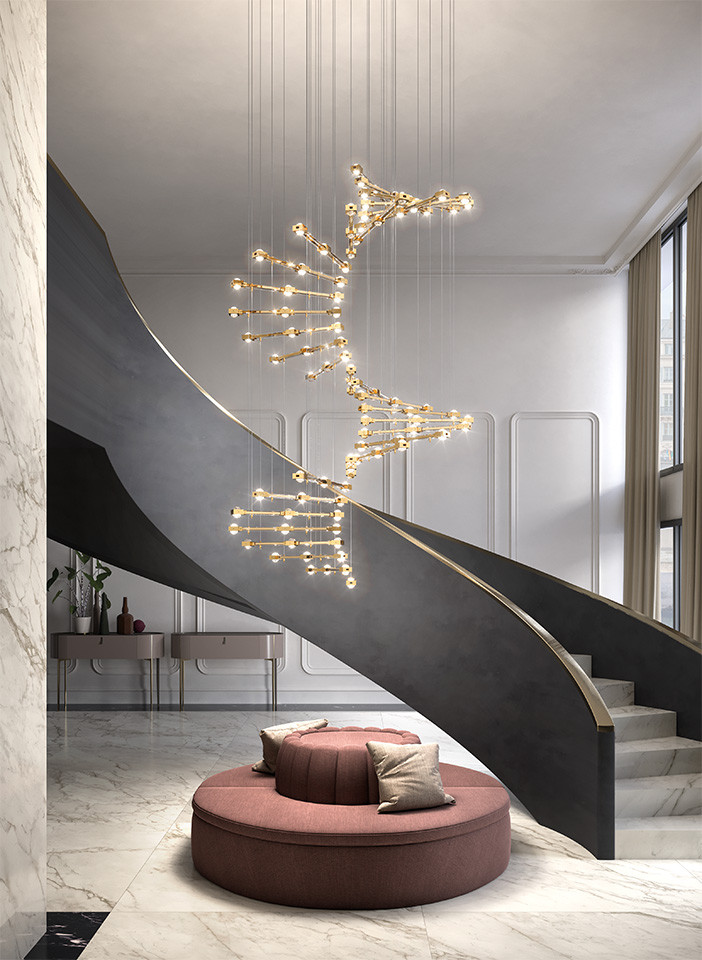 Светильник люстра Masiero Raqam P4 Basic Batch A Modulo 7x32