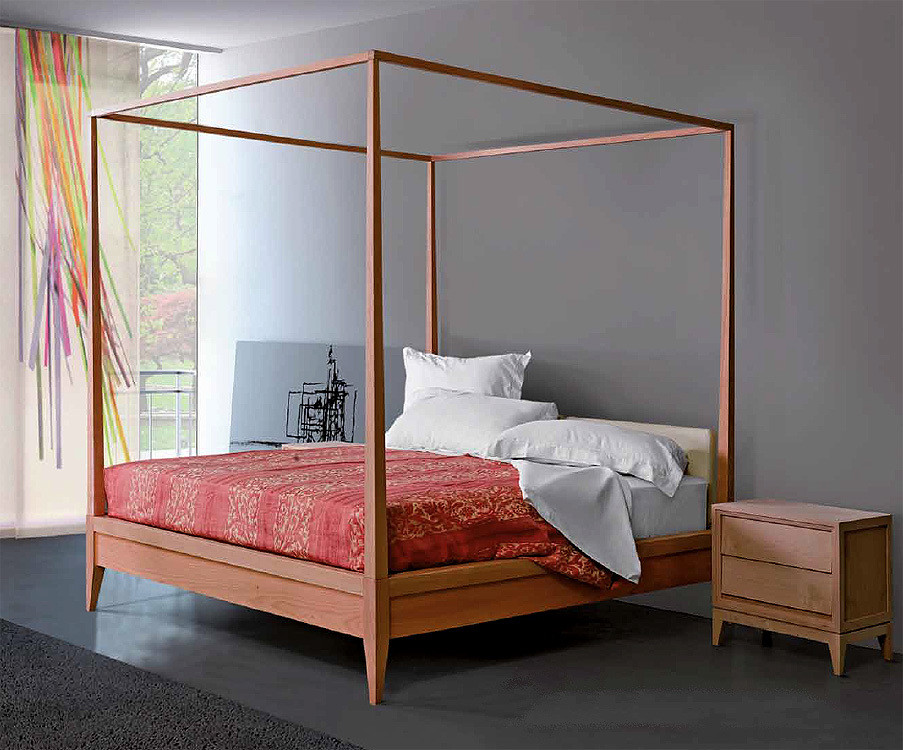 Кровать Valentino con baldacchino Morelato Ebanisteria italiana 2891