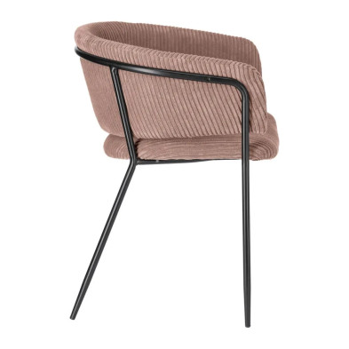 Стул La Forma Konnie 58 x 58 x h73 см, розовый вельвет