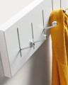 Вешалка La Forma Anais 48 x 3 x h18 см, белая металлическая