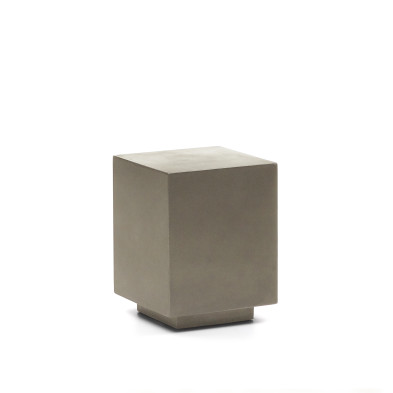 Приставной столик La Forma Rustella 35 x 35 x h46 см, серый цемент