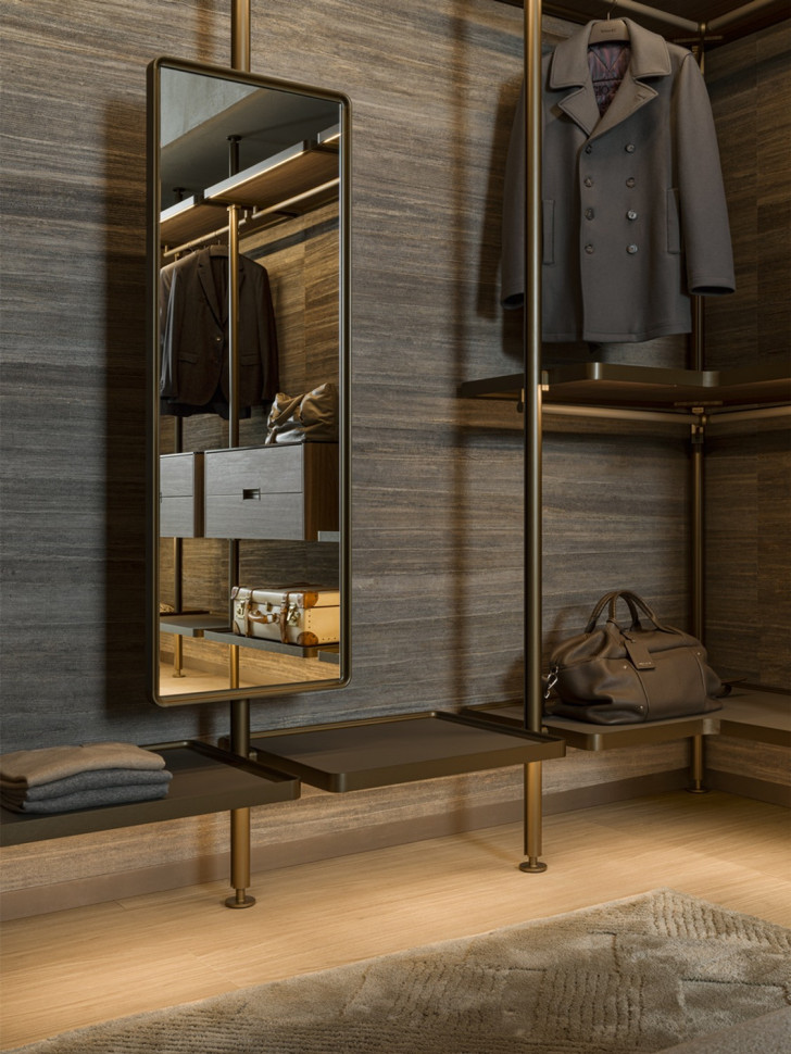 Гардеробная Molteni Hector Night - материал