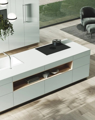 Кухня Miton Ménta Opaco Bianco Nordico