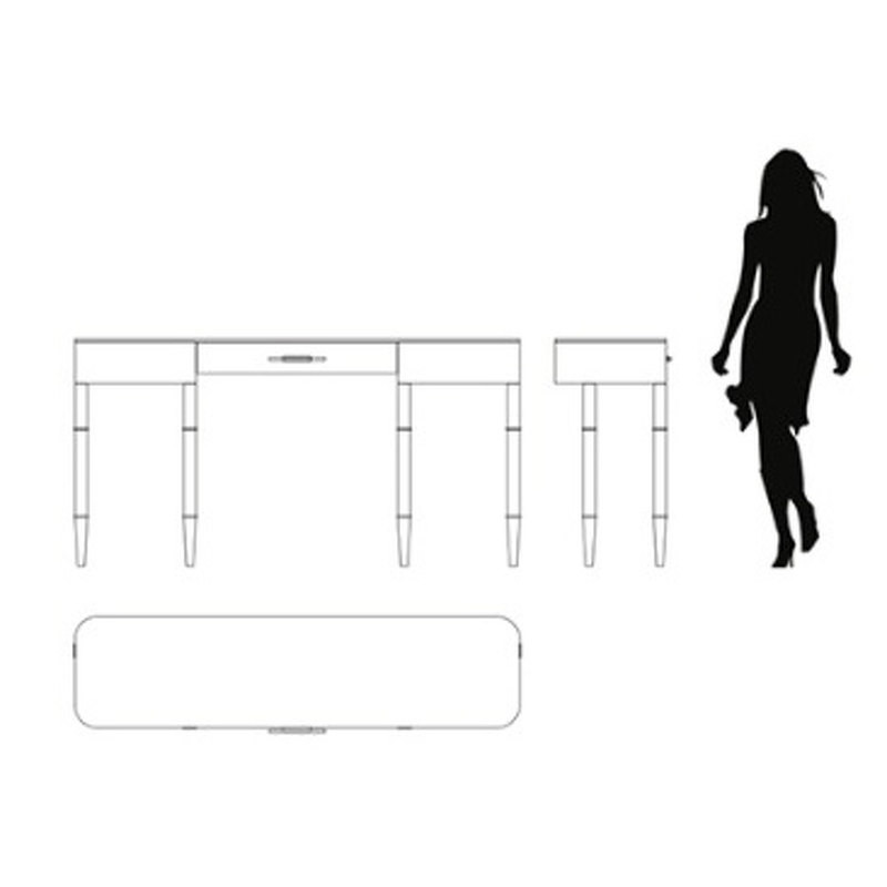 Консоль Claire Fratelli Barri Claire 160 x 40 x 81,5h nc89749 - материал