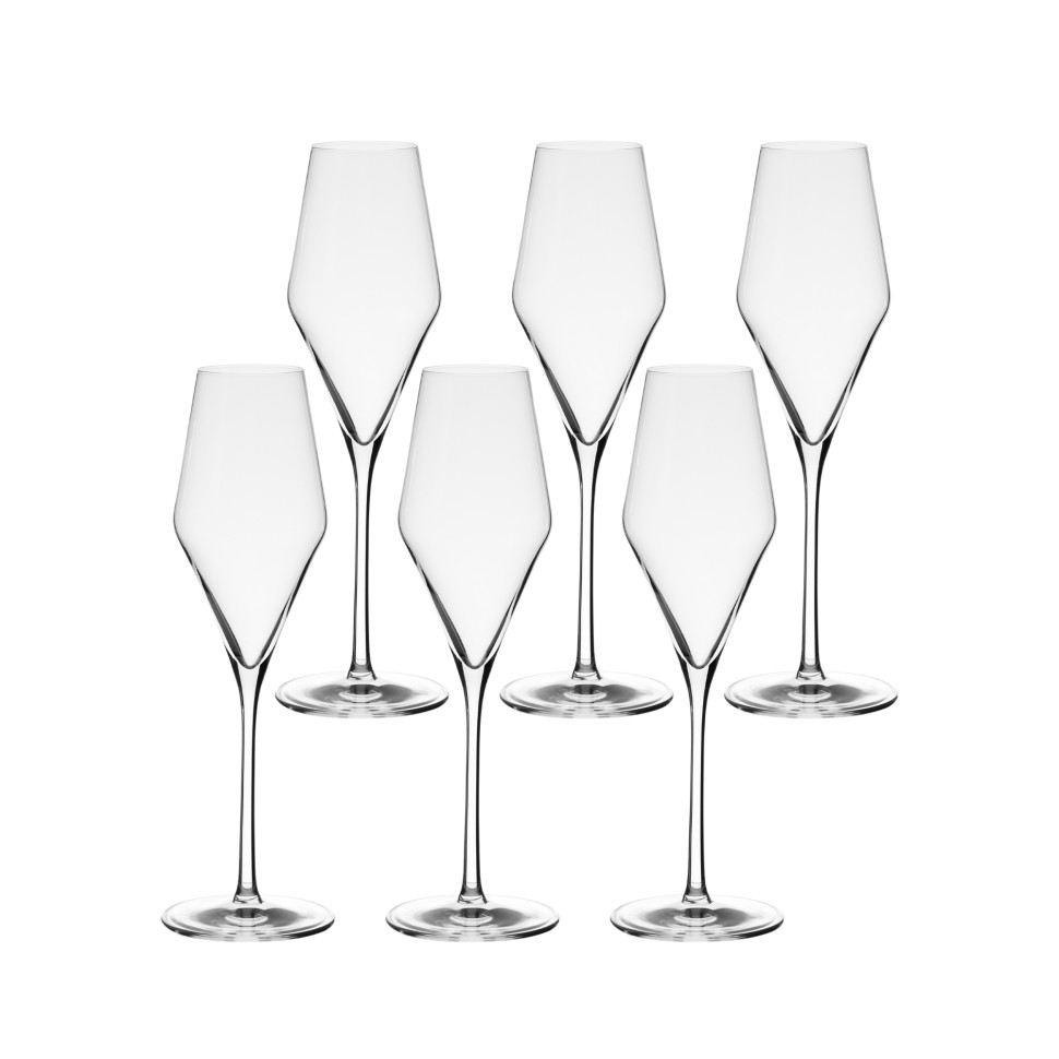 Комплект из 6-ти фужеров для шампанского SchonhuberFranchi Q2 Collection, 292 мл, стекло